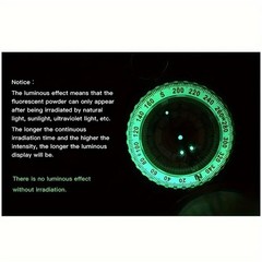 Waterproof Luminous Outdoor Compass Brass Pocket Size Fits Camping & Hiking US