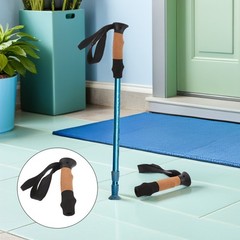 Hiking Pole Cork Handle Walking Cane Grip Climbing Sticks Replacement Grips