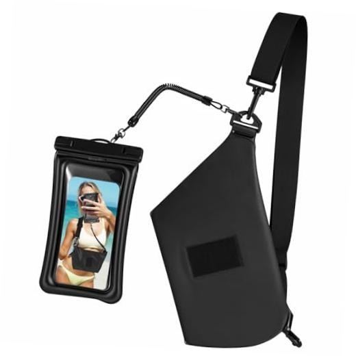 Waterproof Phone Pouch 8.3″ & Fanny Pack, Waterproof Phone Case Detachable
