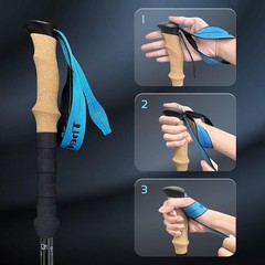 Carbon Fiber Trekking Poles – Collapsible & Telescopic Walking Sticks W/ Natural