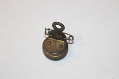 Vintage Compass Marbles Gladstone Brass Small Pin On Hunting Coat Lapel USA