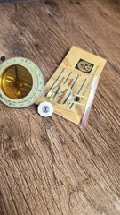 Vintage DDR Sport 4 Compass Freiberger Precision Compass w Original Manual Case