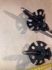 LL Bean Hikelite 4-Season 7075 Tele 3 Carbon Power Lock 2.1 Hiking Poles NEW CON