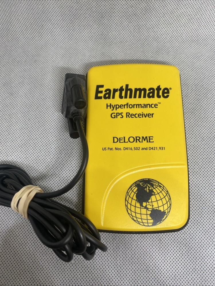 DeLorme Earthmate Hyperformance 9 Pin Serial Plug GPS Receiver