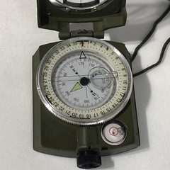 Aluminum Military Prismatic Sighting Compass With Case Digital Camo Design