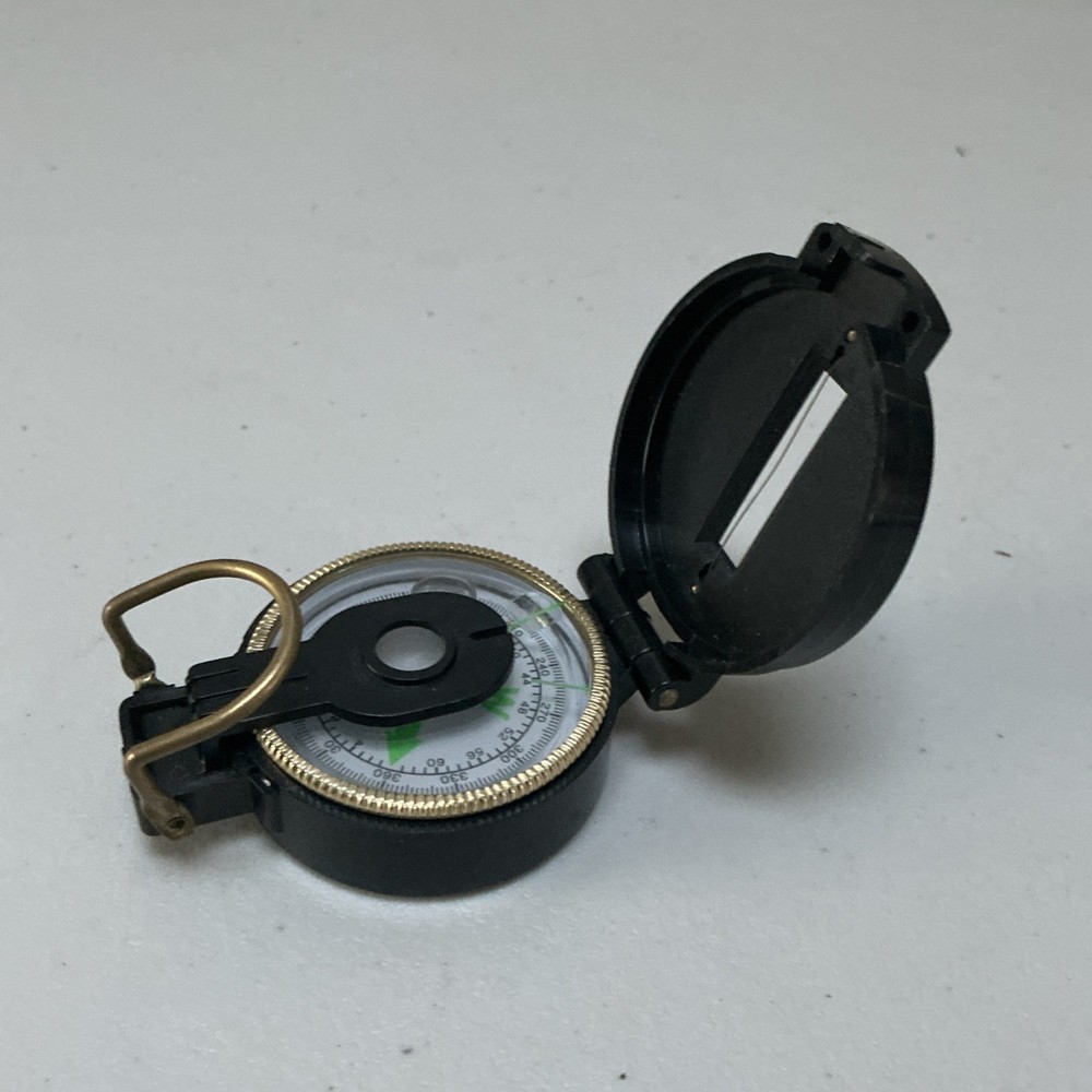 Vintage Engineer Lensatic Precise Compact Compass