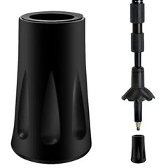 8x Puntas de goma para bastones de senderismo Puntas para bastones de trekking