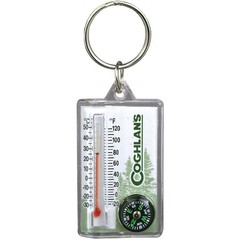 Coghlan’s Zipper Pull Thermometer & Compass Keychain, Windchill Chart, Survival
