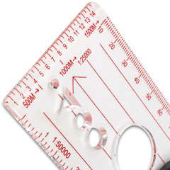 Trail Blazer Orienteer Compass 5.25″, Liquid Filled, Luminous Markings, Free S&H
