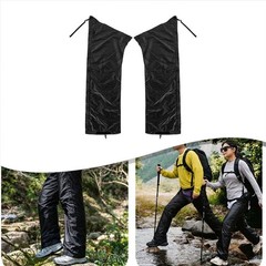 Adjustable Rain Pants for Outdoor Activities PU5000MM Waterproof 210T Polyester