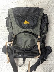 Kelty Yukon Frame Backpack Size 2 Green/Black Hiking Camping Gorpcore