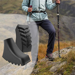 6Pcs Replacement Cane Tips – Walking Sticks Accessories, Fit Most Trekking & Hik