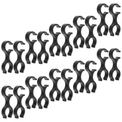 20 Pcs Carabiner Clips Heavy Duty Trekking Pole Accessories Walking Cane