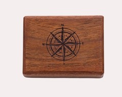 RII Solid Brass Engraved Compass Gifts with Poet Quotes, Perfect for Graduation,