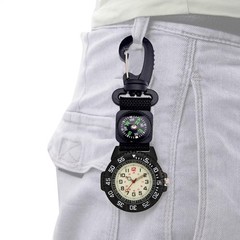 Wristwatch with for Men, Sports Watch with Carabiner, Waterproof, Glows in D…
