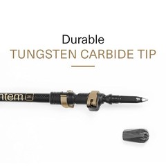 Carbon Fiber Trekking Poles – Ultralight 3K Hiking Poles, Collapsible & Black
