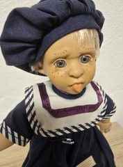 Artist doll, vinyl doll, Art Marca, 27 cm, Spain, collector’s item, rarity,…