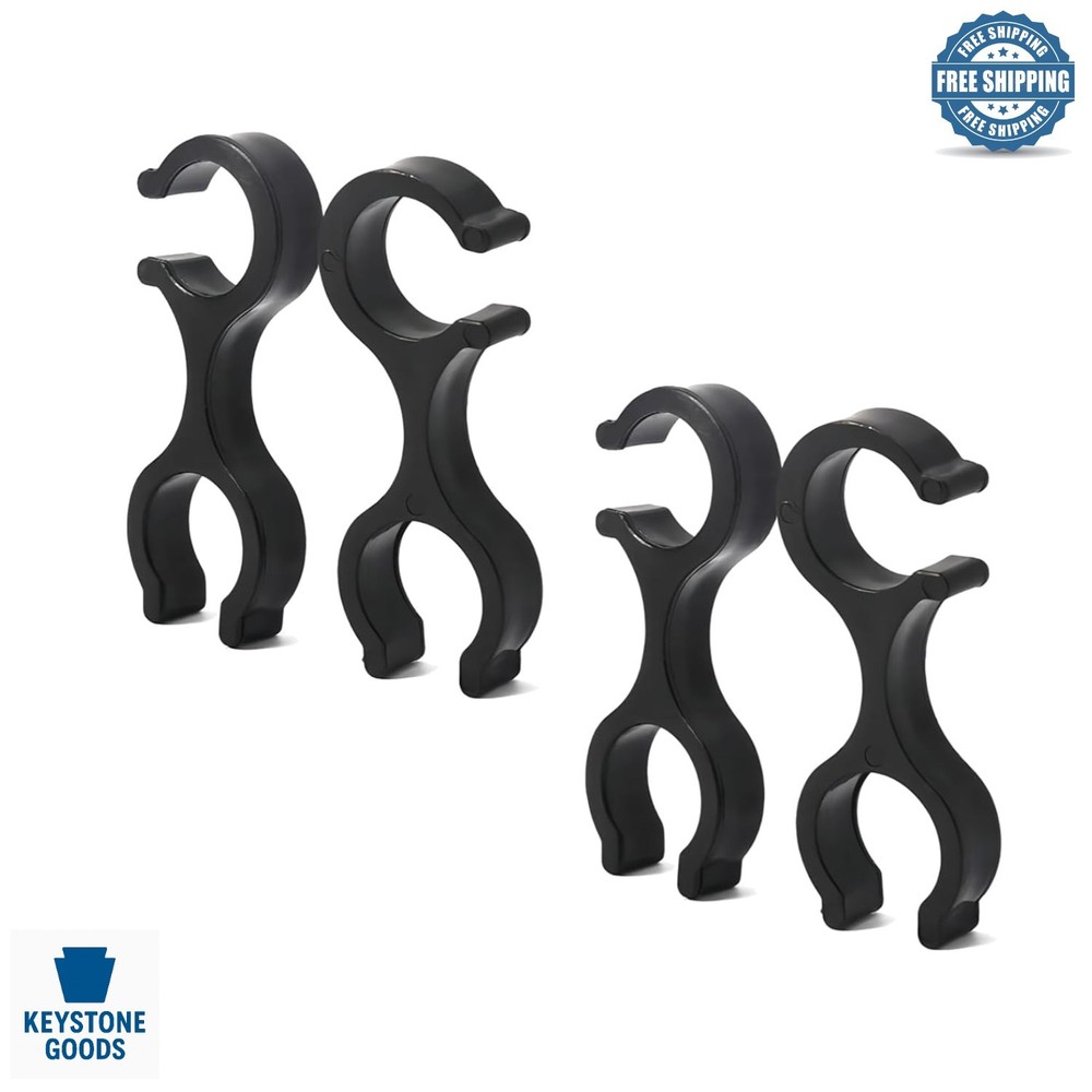 2 Pairs Trekking Pole Tips & Baskets for Snow & Mud Protection