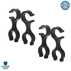 2 Pairs Trekking Pole Tips & Baskets for Snow & Mud Protection