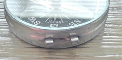 Vintage YCM Japanese Chrome Pocket Compass Black Luminous Dial – Tested