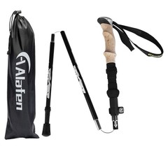 A Alafen Purple Collapsible Trekking Pole 7075 Aluminum Adjustable Walking Stick