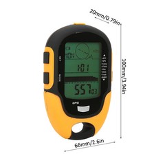 GPS Electronic Altimeter IPX4 Waterproof For Outdoor Navigation, Compass