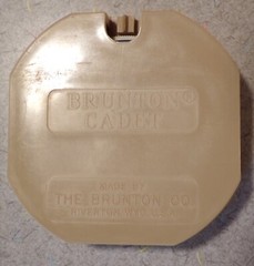 Vintage Brunton Cadet Pocket Transit with Instructions and Box
