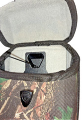 T-REIGN Pro Case Rigid Case Retractable Tether Hunting Bino Range Finder Camo