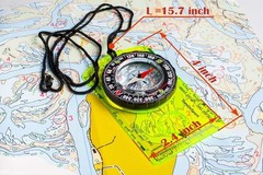 Advanced Scout Compass with 360° Rotating Bezel – Essential Survival Gear
