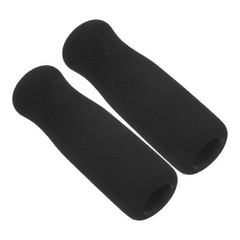 2Pcs Universal Black Walker Handle Cushion Pads Non Slip Comfortable Grip Covers