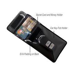 DRIPAC Floating Waterproof Car Key FOB Case Wallet Dry Bag Waterproof Black