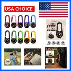 Navigation Compass, Multifunctional Hiking Compass, Waterproof Pocket Compass…