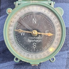 Leupold Sportsman Compass Green Easy to Read Metal Hiking Direction