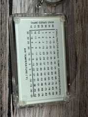 NRA ILA Thermostat Compass Keychain