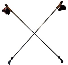 LEKI Nordic Walking Ultra Carbon HTS 6.0 Series Trekking Pole Silver 120cm/48in