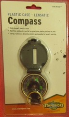 Lensatic High Impact Plastic Case Stansport 550-P NEW unopened