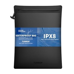 IPX8 Waterproof Document Bag: Submersible 1M / 30 Min for Business Travelers &
