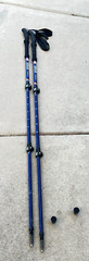 Set of Go Plus Aluminum Trekking Poles 110-135CM .. 50A