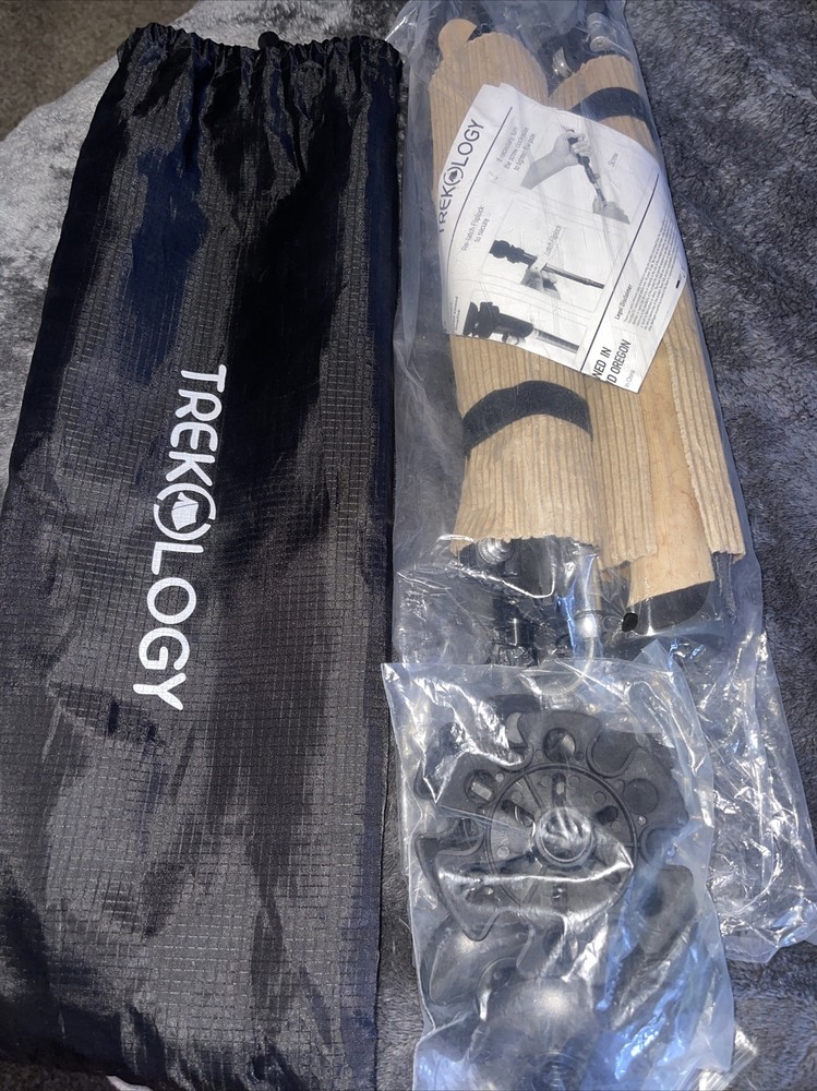 Trekology Trek-Z Trekking Hiking Poles – 2pc Pack Collapsible Folding Walking