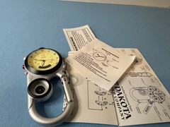 Dakota Angler 2 Clip Watch Compass Dakota…new , Needs Battery (Missing Compass