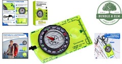 Waterproof Orienteering Compass for Hiking, Camping, Map Reading and Navigation