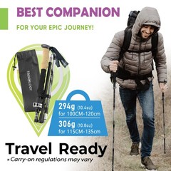 TREKOLOGY Trek-Z Collapsible Hiking Trekking Poles – Balance Support for Sen…