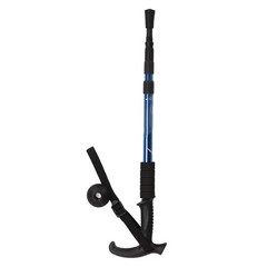 2 Telescopic Walking Sticks Lightweight Adjustable For Hiking Outdoors