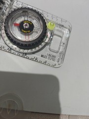 Brunton TruArc15 F-TRUARC15-DMIL-K-GL Compass Rare Earth Magnet, Glow, Mirrored