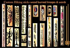 Custom Hiking stick, unique, personalized hiking sticks, hand created 