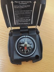 Vintage Normark Pocket Lapel Compass model PL 180 Liquid Filled Made in Finland