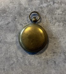 USCE Compass, by Taylor, Brass case, Flip top, Engineering, Hiking, Camping