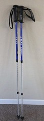 2 LEKI Enzian Trekking Poles- 140cm, Adjustable, Lightweight, Trekking 110-145cm
