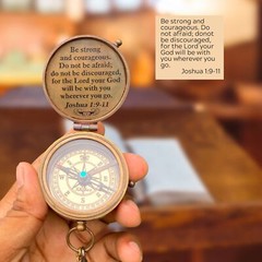 God’s Way Compass – Baptism Gifts for Boys Christian Gifts for Men Catholic G…