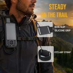 Backpack Tether for Handheld GPS Devices – Spine Mount Adapter & Safety Cord